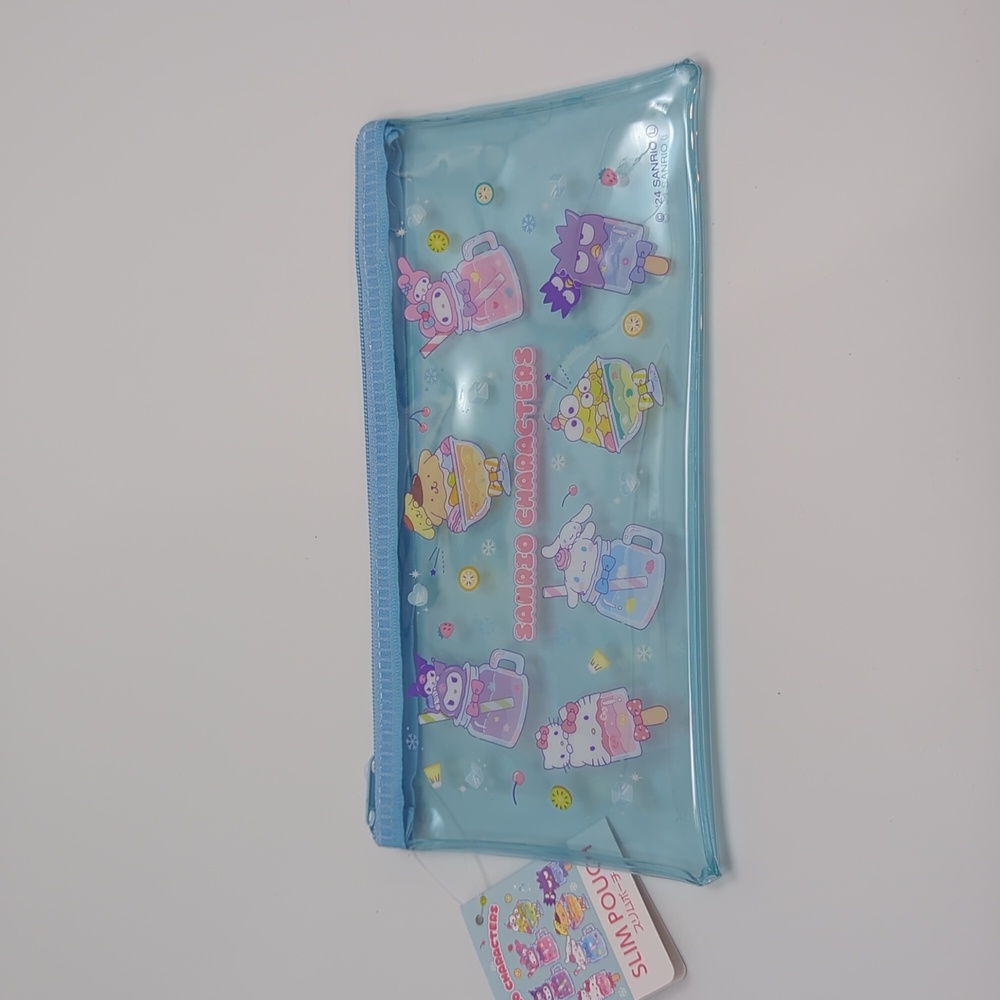 Sanrio Characters Slim Zippered Vinyl Pouch